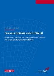 Cover von Fairness Opinions nach IDW S 8