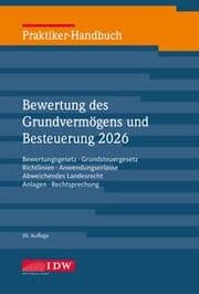 Cover von Praktiker-Handbuch Bewertung des Grundvermögens 2026