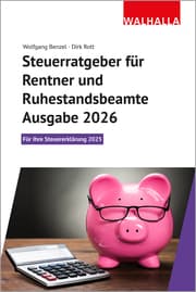 Cover von Steuerratgeber für Rentner und Ruhestandsbeamte - Ausgabe 2026