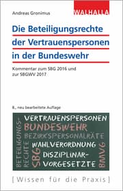 Cover von Die Beteiligungsrechte der Vertrauenspersonen in der Bundeswehr
