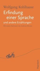 Cover von Erfindung einer Sprache und andere Erzählungen
