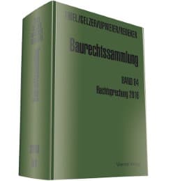 Cover von Baurechtssammlung. Rechtsprechung des Bundesverwaltungsgerichts,... / Baurechtssammlung