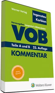 Cover von VOB Teile A und B