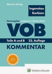 Cover von VOB Teile A und B