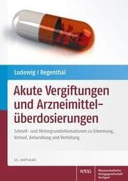 Cover von Akute Vergiftungen und Arzneimittelüberdosierungen