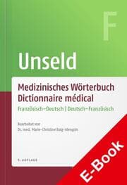 Cover von Medizinisches Wörterbuch , Dictionnaire medical