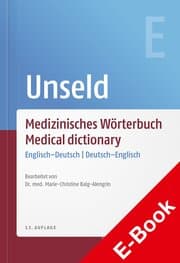 Cover von Medizinisches Wörterbuch , Medical dictionary