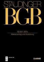 Cover von §§ 652-661a