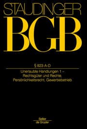 Cover von § 823 A-D