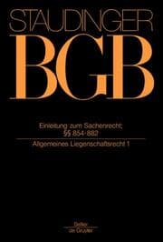 Cover von J. von Staudingers Kommentar zum Bürgerlichen Gesetzbuch mit Einführungsgesetz und Nebengesetzen 3