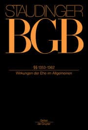 Cover von J. von Staudingers Kommentar zum Bürgerlichen Gesetzbuch, mit Einführungsgesetz und Nebengesetzen 4