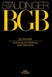 Cover von §§ 2229-2264