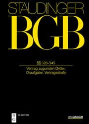 Cover von BGB §§ 328-345
