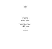 Cover von Lebens, Erlebnis- und Architekturskizzen aus fünf Jahrzehnten