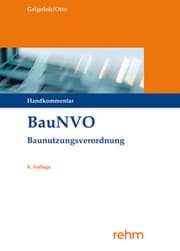 Cover von BauNVO - Baunutzungsverordnung