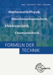 Cover von Formeln der Technik