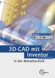 Cover von 3D-CAD mit Inventor in der Metalltechnik