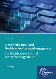 Cover von Gerichtskosten- und Rechtsanwaltsvergütungsgesetz