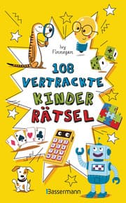 Cover von 108 vertrackte Kinderrätsel. Ab 8 Jahren.