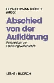 Cover von Abschied von der Aufklärung?