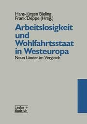 Cover von Arbeitslosigkeit und Wohlfahrtsstaat in Westeuropa
