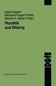 Cover von Pluralität und Bildung