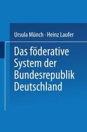 Cover von Das föderative System der Bundesrepublik Deutschland