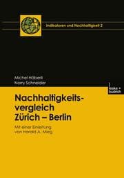 Cover von Nachhaltigkeitsvergleich Zürich Berlin