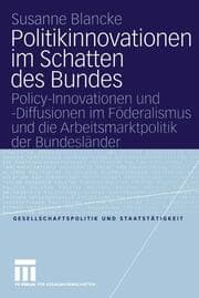 Cover von Politikinnovationen im Schatten des Bundes