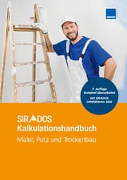 Cover von SIRADOS Kalkulationshandbuch Maler, Putz und Trockenbau