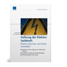 Cover von Haftung der Elektrofachkraft Risiken erkennen und Fehler vermeiden