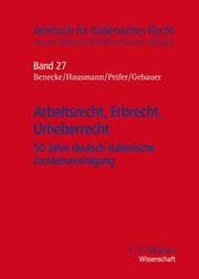 Cover von Arbeitsrecht, Erbrecht, Urheberrecht