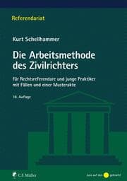 Cover von Die Arbeitsmethode des Zivilrichters