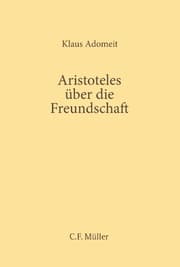 Cover von Aristoteles über die Freundschaft
