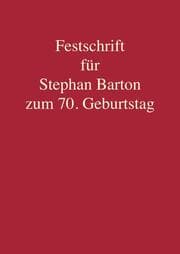 Cover von Festschrift für Stephan Barton zum 70. Geburtstag