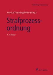Cover von Strafprozessordnung