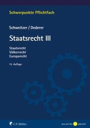 Cover von Staatsrecht III