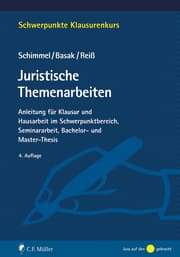 Cover von Juristische Themenarbeiten