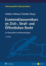 Cover von Examensklausurenkurs im Zivil-, Straf- und Öffentlichen Recht