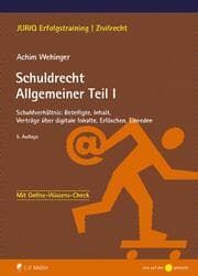 Cover von Schuldrecht Allgemeiner Teil I