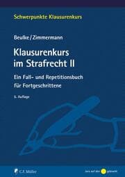Cover von Klausurenkurs im Strafrecht II