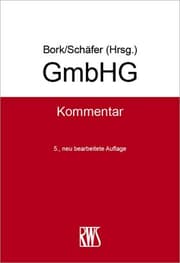 Cover von GmbHG