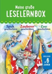 Cover von Meine große Leselernbox: Spukgeschichten, Zauberergeschichten, Zoogeschichten