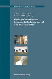 Cover von Feuchtepufferwirkung von Innenraumbekleidungen aus Holz oder Holzwerkstoffen