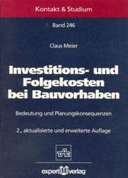 Cover von Investitions- und Folgekosten bei Bauvorhaben