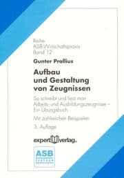 Cover von Aufbau und Gestaltung von Zeugnissen