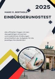 Cover von Einbürgerungstest 2025 - Alle Fragen mit Antworten