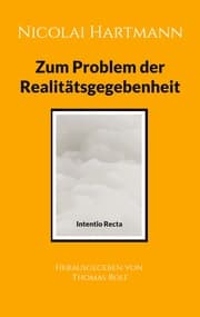 Cover von Nicolai Hartmann: Zum Problem der Realitätsgegebenheit