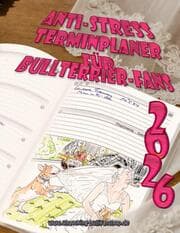 Cover von Anti-Stress-Terminplaner für Bullterrierfans