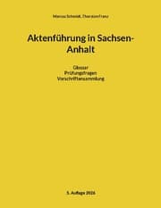 Cover von Aktenführung in Sachsen-Anhalt
